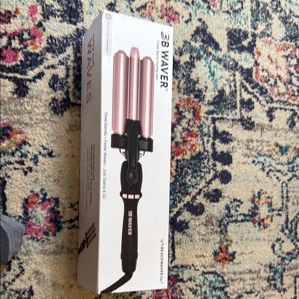 The Beachwaver Co. 3B Waver - Pink and Black